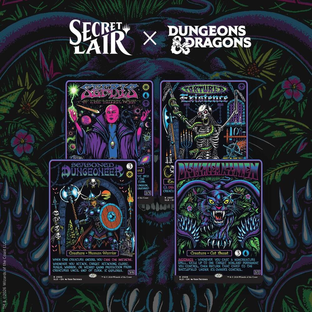 Secret Lair Drop: Secret Lair x Dungeons & Dragons: Black Lights & Dark Dungeons - Non-Foil Edition card from Secret Lair Drop Series