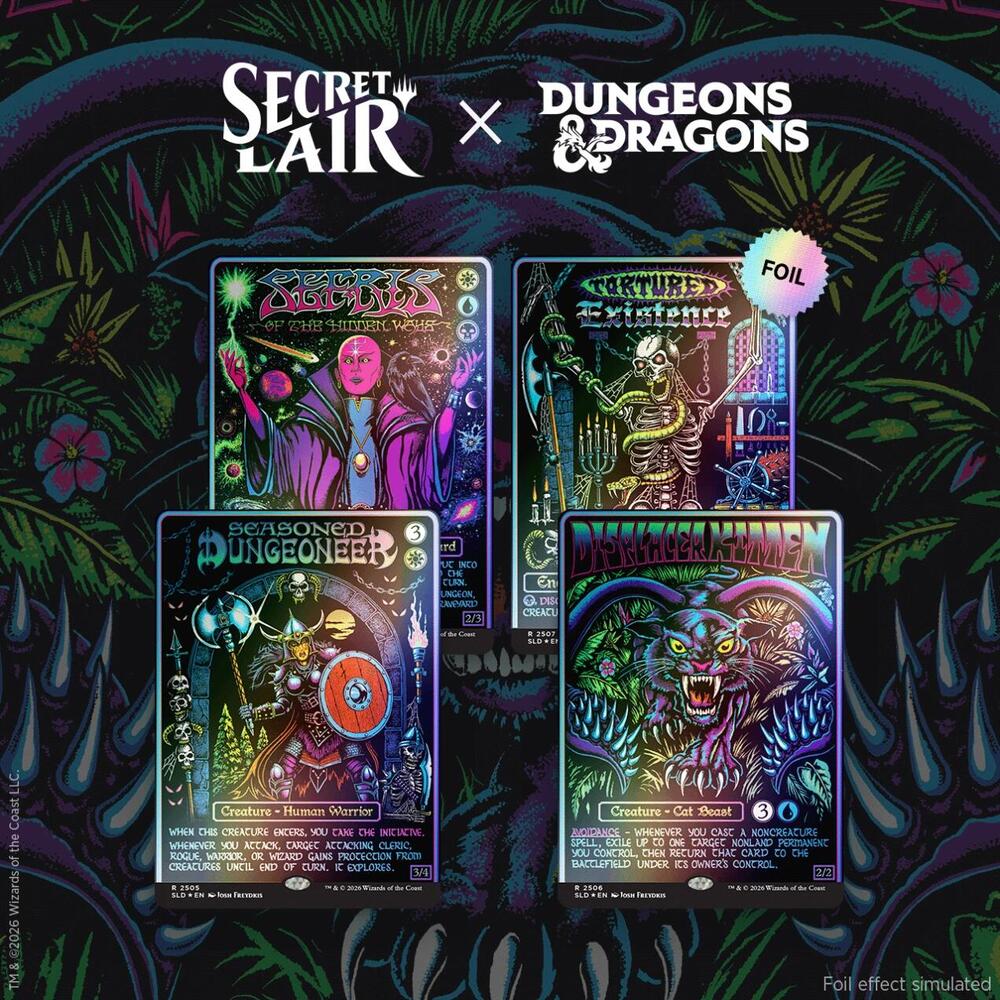 Secret Lair Drop: Secret Lair x Dungeons & Dragons: Black Lights & Dark Dungeons - Traditional Foil Edition card from Secret Lair Drop Series