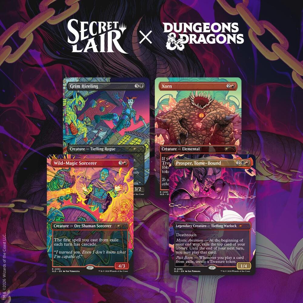 Secret Lair Drop: Secret Lair x Dungeons & Dragons: Shadows Over Baldur’s Gate - Non-Foil Edition card from Secret Lair Drop Series