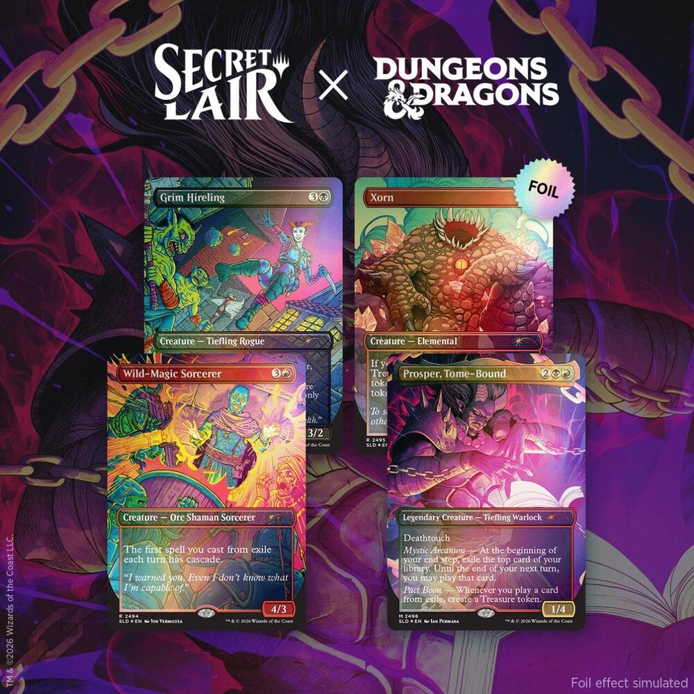 Secret Lair Drop: Secret Lair x Dungeons & Dragons: Shadows Over Baldur’s Gate - Traditional Foil Edition card from Secret Lair Drop Series
