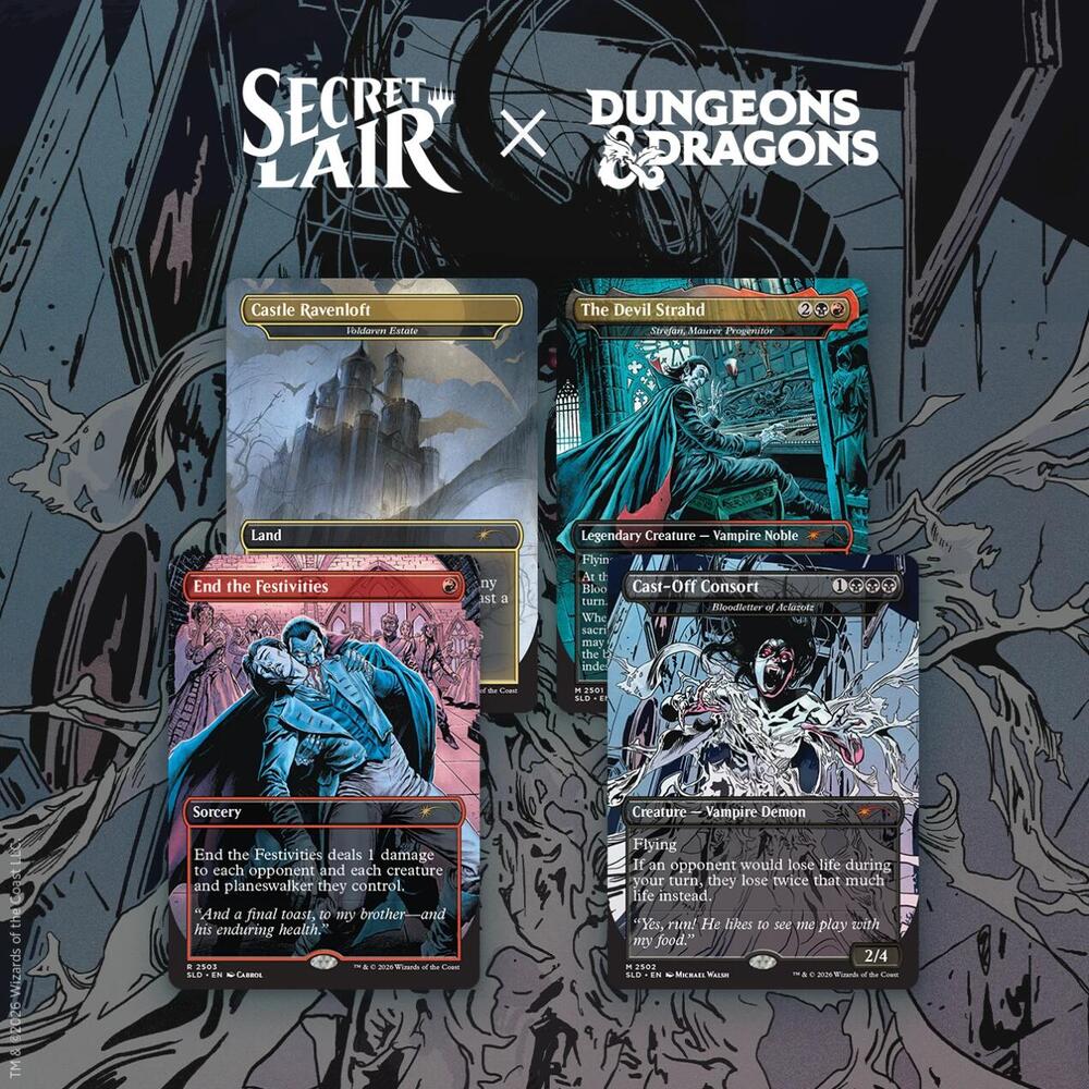 Secret Lair Drop: Secret Lair x Dungeons & Dragons: Strahd’s Descent - Non-Foil Edition card from Secret Lair Drop Series