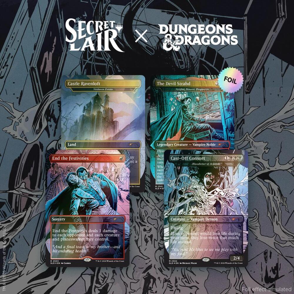 Secret Lair Drop: Secret Lair x Dungeons & Dragons: Strahd’s Descent - Foil Edition card from Secret Lair Drop Series