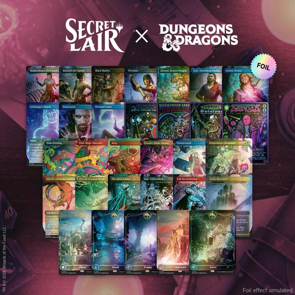 Secret Lair Drop: Roll for Initiative Superdrop: The Chromatic Dragon’s Hoard Foil Bundle card from Secret Lair Drop Series