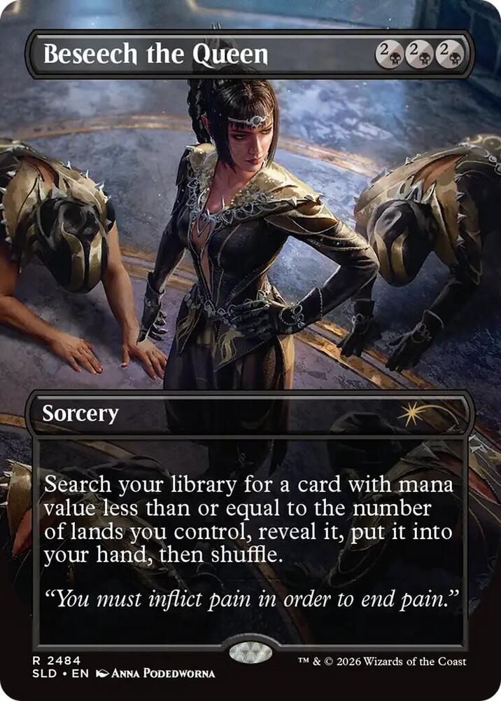 Beseech the Queen 2484 card from Secret Lair Drop Series