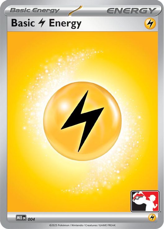 Basic Lightning Energy - MEE004 4 card from Prize Pack Series Cards