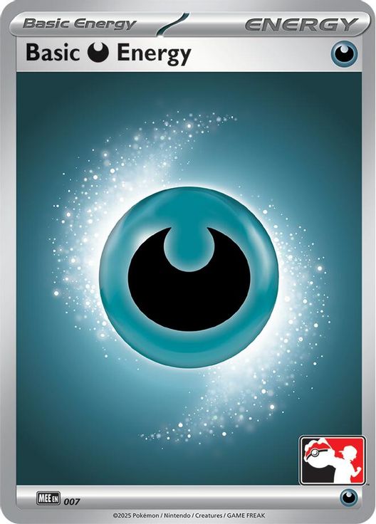 Basic Darkness Energy - MEE007 7 card from Prize Pack Series Cards