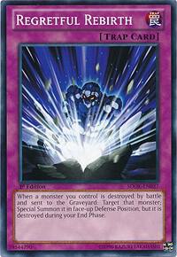 Regretful Rebirth SDOK-EN037 card from Structure Deck: Onslaught of the Fire Kings