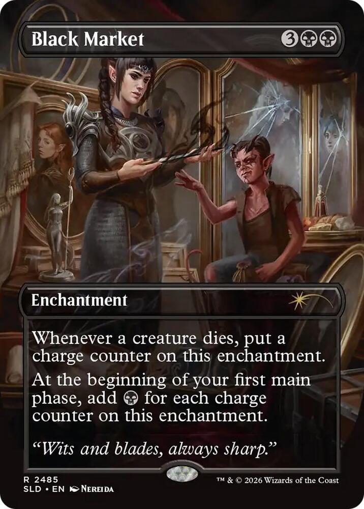 Black Market 2485 card from Secret Lair Drop Series