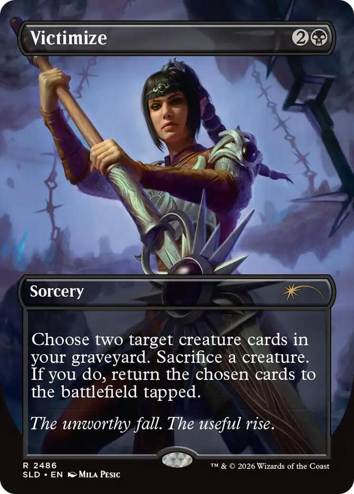 Victimize 2486 card from Secret Lair Drop Series