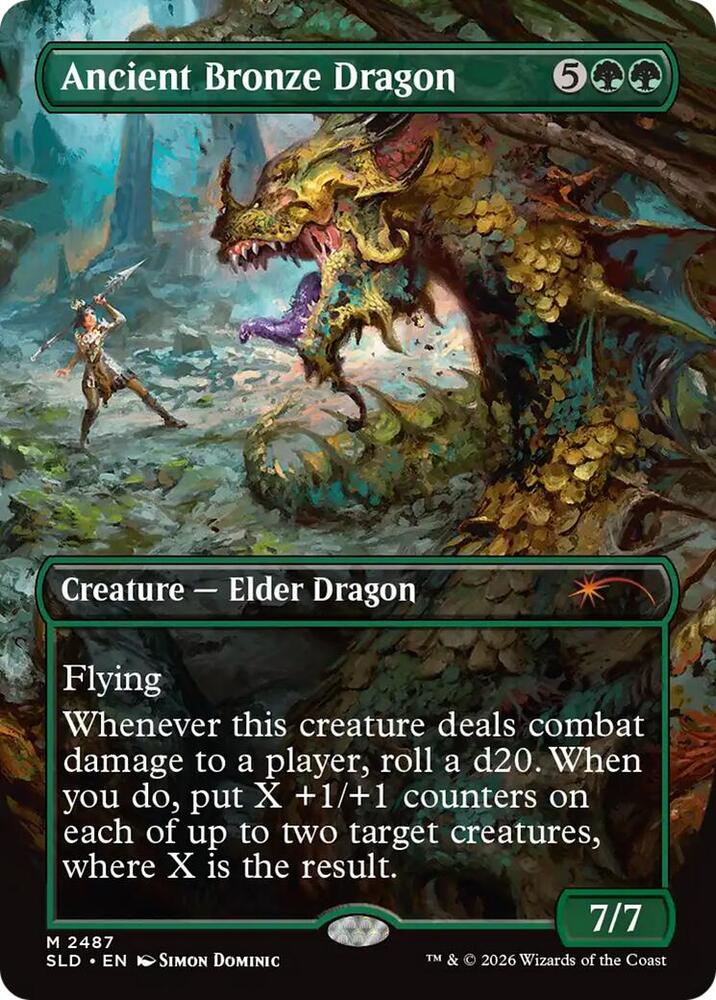 Ancient Bronze Dragon 2487 card from Secret Lair Drop Series