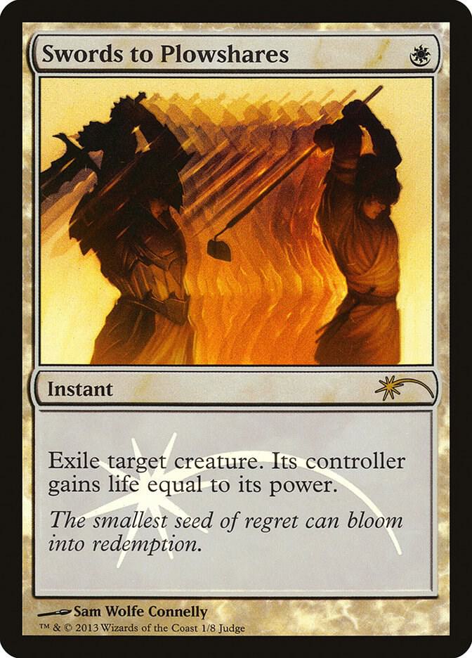 Swords to Plowshares 1 card from Judge Promos