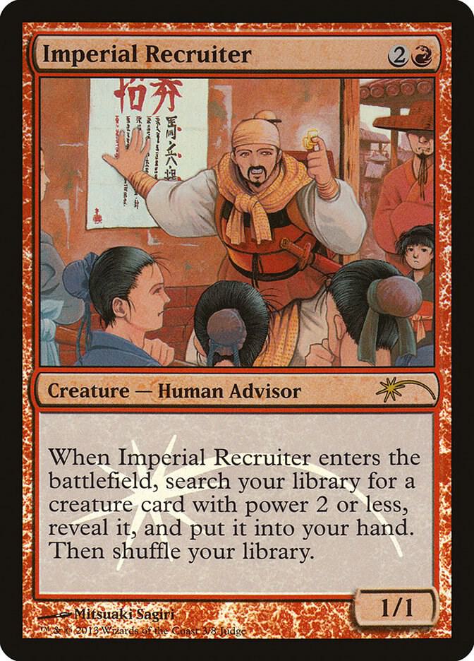 Imperial Recruiter 3 card from Judge Promos
