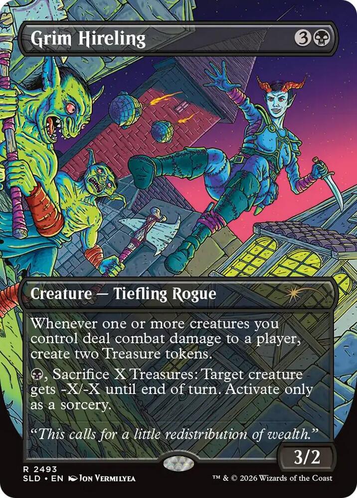 Grim Hireling 2493 card from Secret Lair Drop Series
