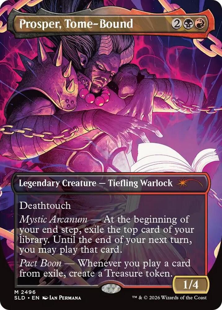 Prosper, Tome-Bound 2496 card from Secret Lair Drop Series