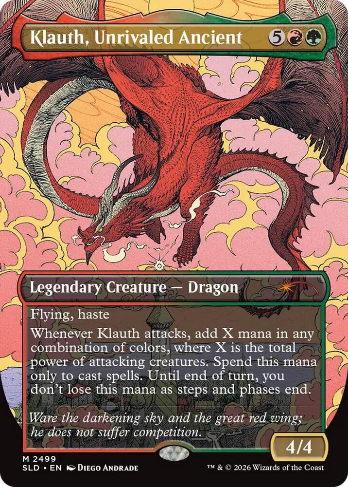 Klauth, Unrivaled Ancient 2499 card from Secret Lair Drop Series