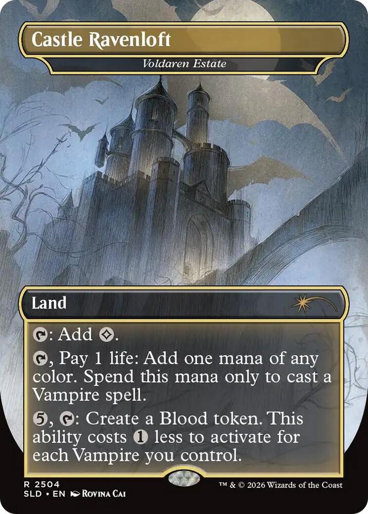 Castle Ravenloft - Voldaren Estate 2504 card from Secret Lair Drop Series