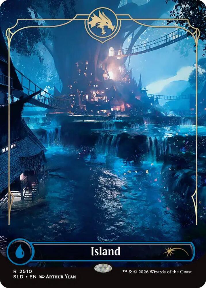 Island 2510 card from Secret Lair Drop Series