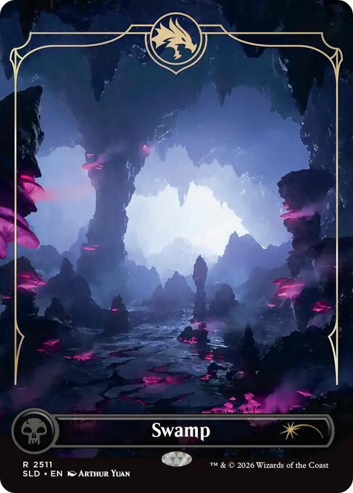 Swamp 2511 card from Secret Lair Drop Series
