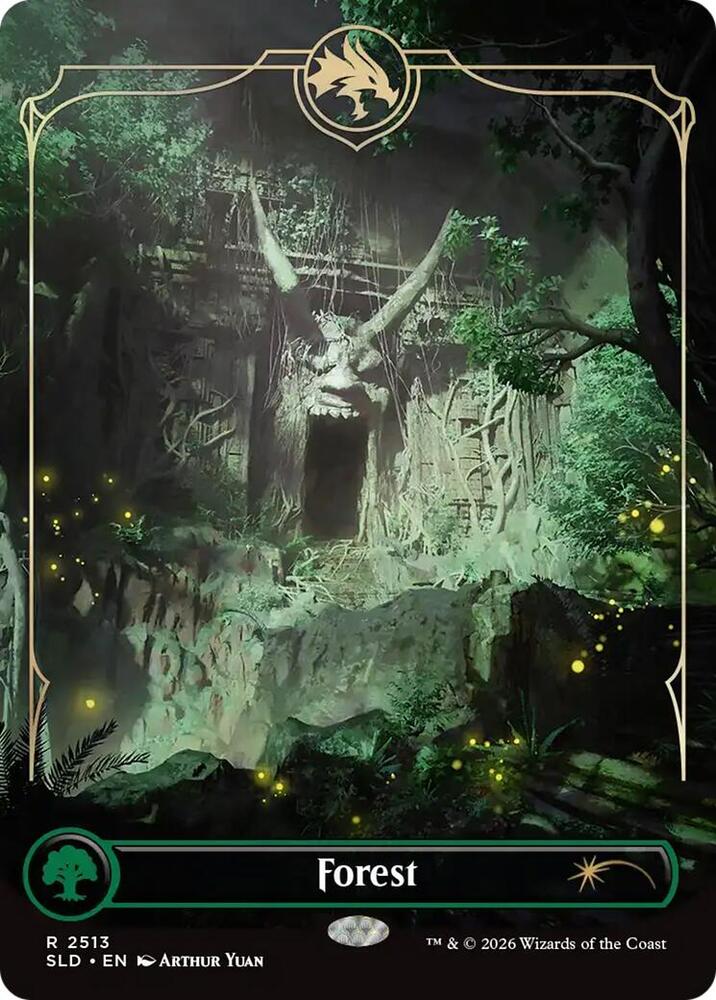 Forest 2513 card from Secret Lair Drop Series