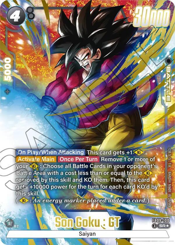 Son Goku : GT (Alternate Art) FB09-100 card from Dual Evolution