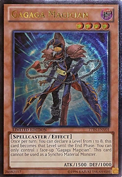 Gagaga Magician (UTR) ZTIN-ENV01 card from 2013 Zexal Collection Tin