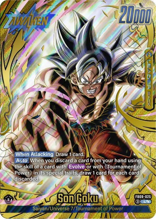 Son Goku (Super Alternate Art) FB09-025 card from Dual Evolution