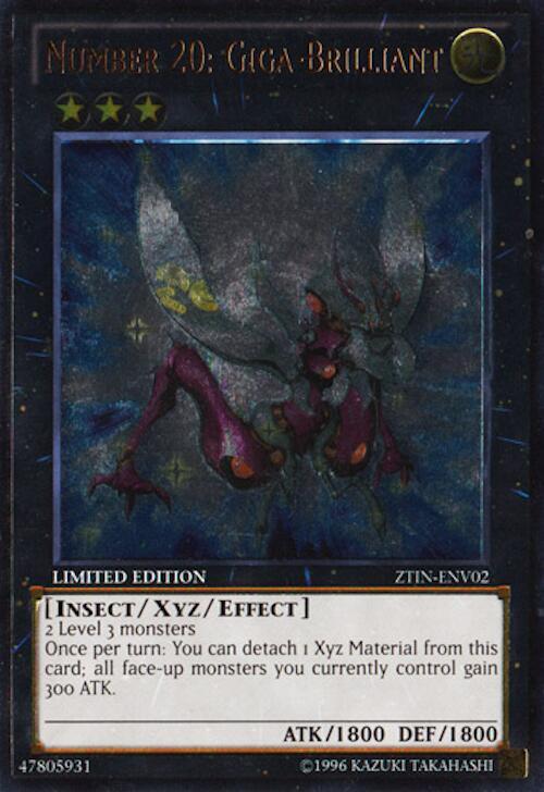 Number 20: Giga-Brilliant (UTR) ZTIN-ENV02 card from 2013 Zexal Collection Tin
