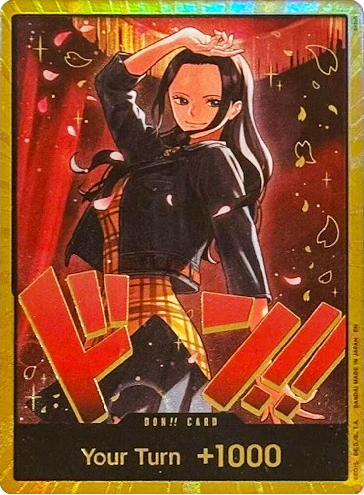 DON!! Card (Nico Robin) (Gold) card from Extra Booster: One Piece Heroines Edition