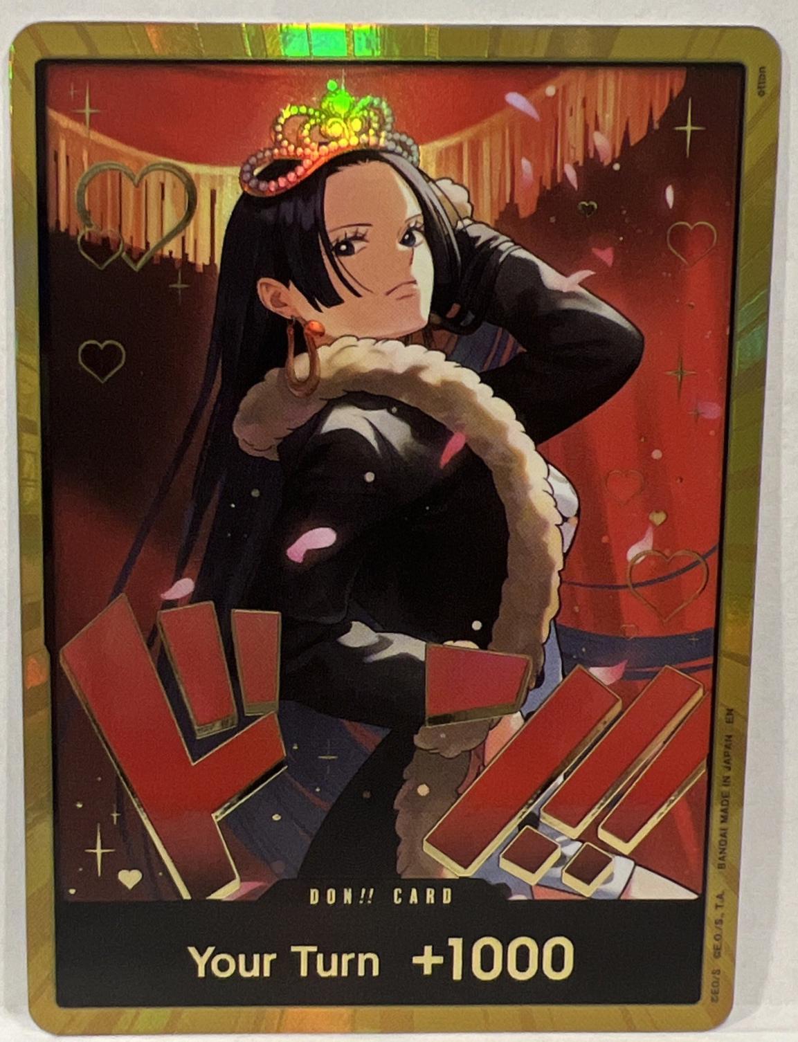 DON!! Card (Boa Hancock) (Gold) card from Extra Booster: One Piece Heroines Edition