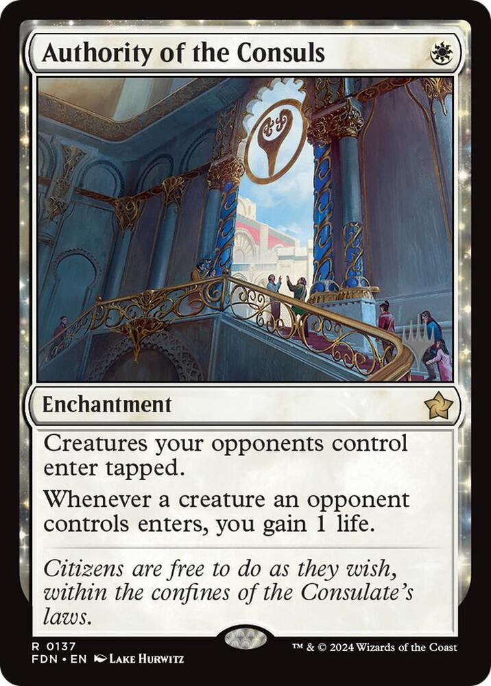 Authority of the Consuls 137 card from Promo Pack: Lorwyn Eclipsed