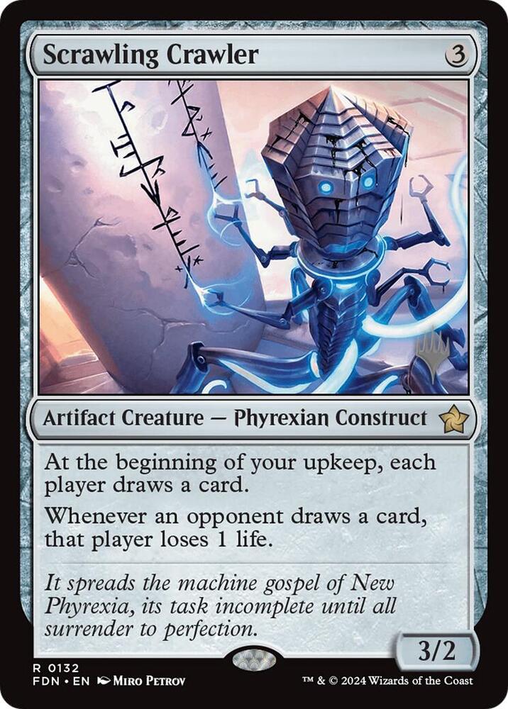 Scrawling Crawler 132 card from Promo Pack: Lorwyn Eclipsed