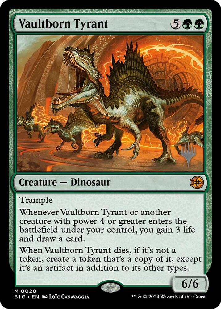 Vaultborn Tyrant 20 card from Promo Pack: Lorwyn Eclipsed