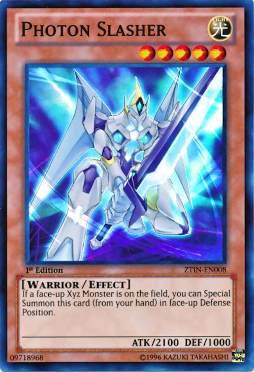 Photon Slasher ZTIN-EN008 card from 2013 Zexal Collection Tin