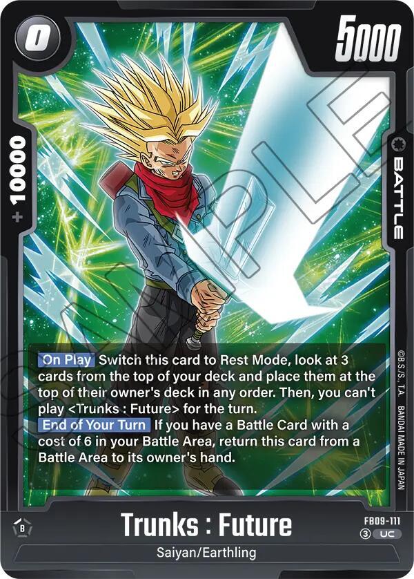 Trunks : Future FB09-111 card from Dual Evolution