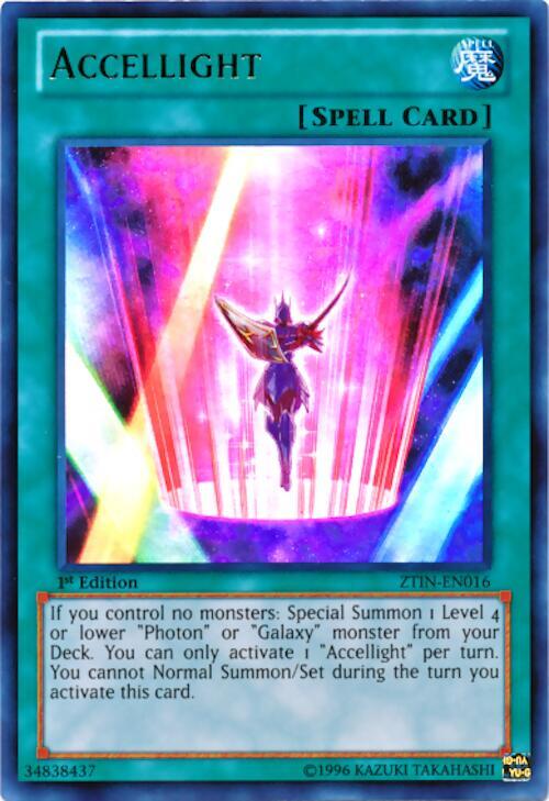 Accellight ZTIN-EN016 card from 2013 Zexal Collection Tin
