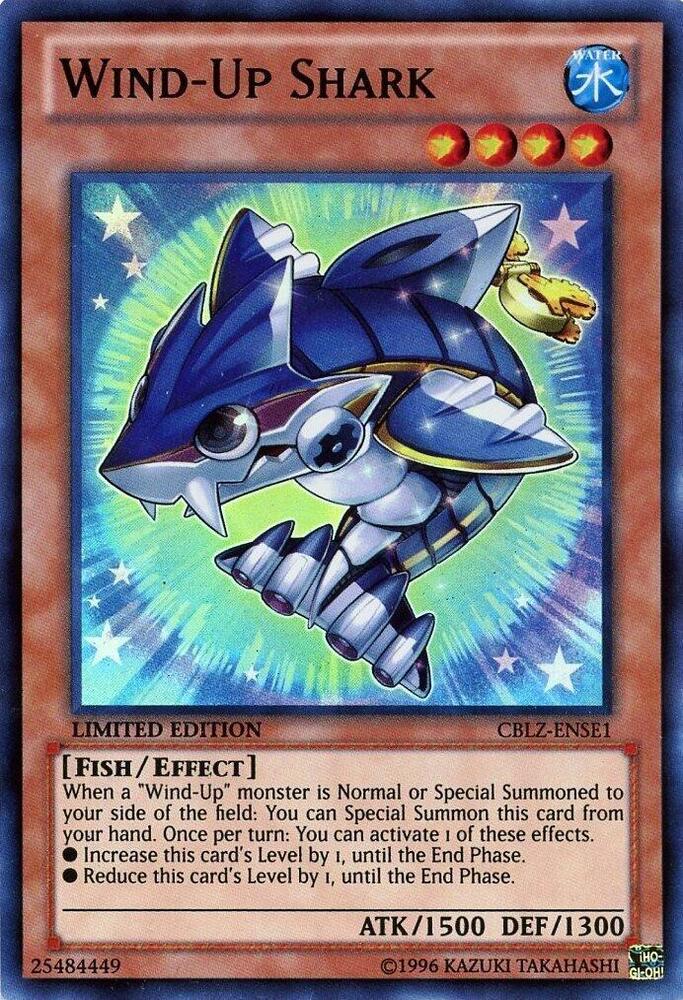 Wind-Up Shark CBLZ-ENSE1 card from Cosmo Blazer SE