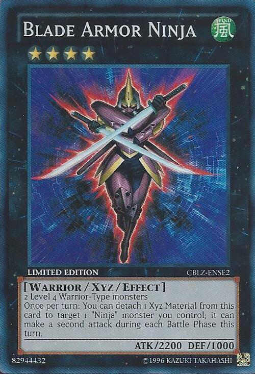 Blade Armor Ninja CBLZ-ENSE2 card from Cosmo Blazer SE