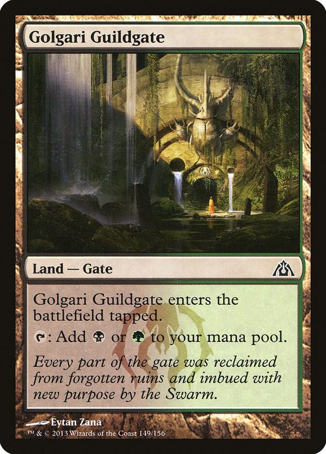 Golgari Guildgate 149 card from Dragon's Maze