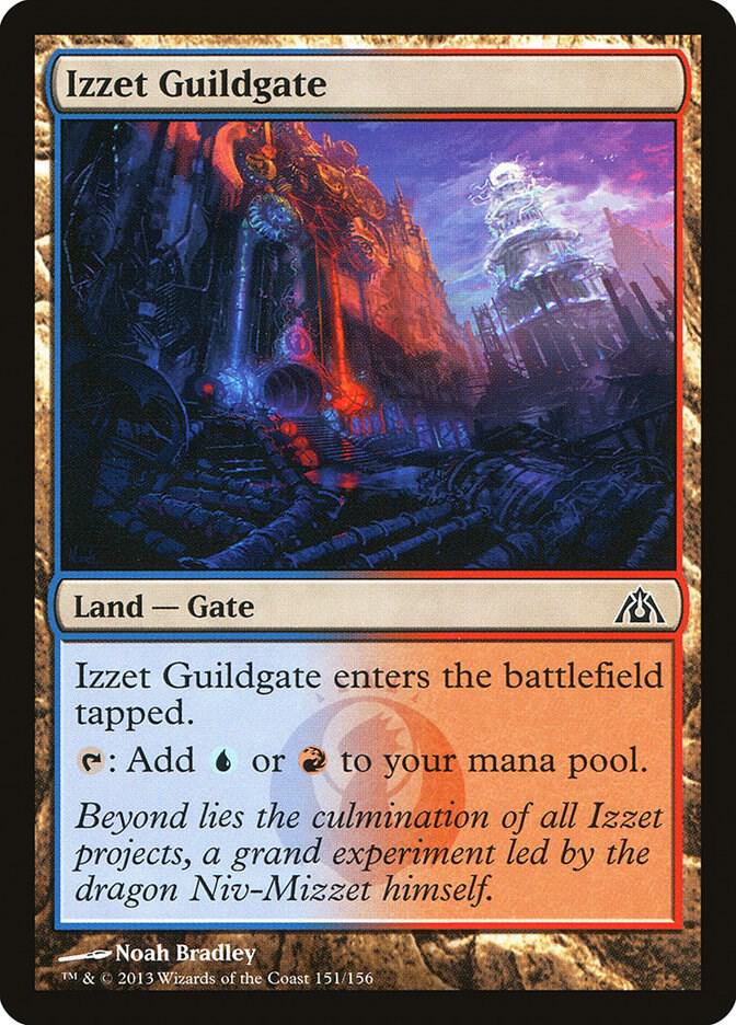 Izzet Guildgate 151 card from Dragon's Maze