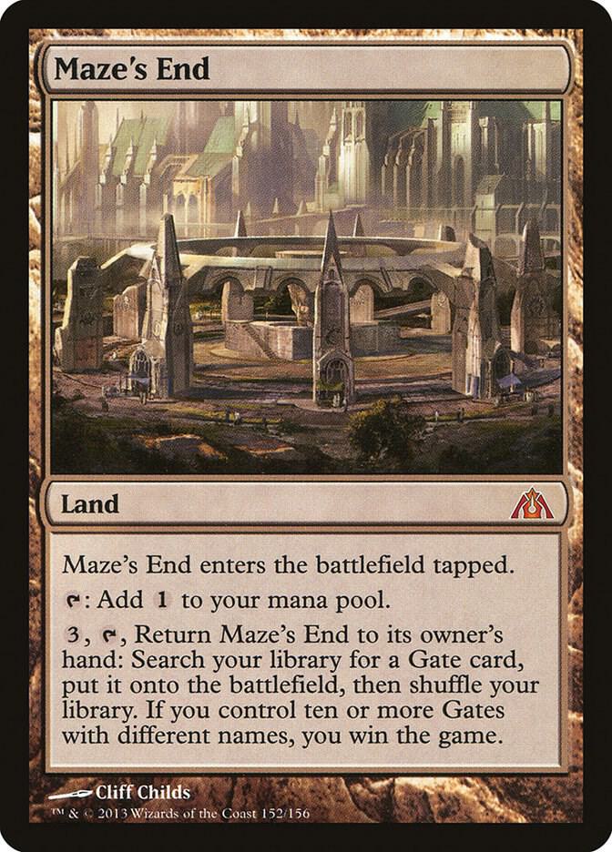 Maze's End 152 card from Dragon's Maze