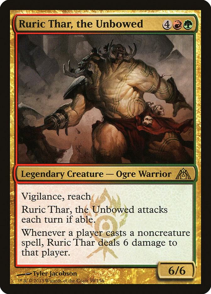 Ruric Thar, the Unbowed 99 card from Dragon's Maze