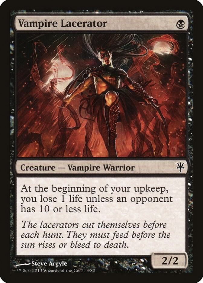 Vampire Lacerator 3 card from Duel Decks: Sorin vs. Tibalt