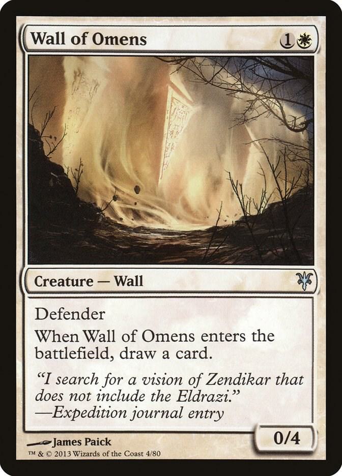 Wall of Omens 4 card from Duel Decks: Sorin vs. Tibalt