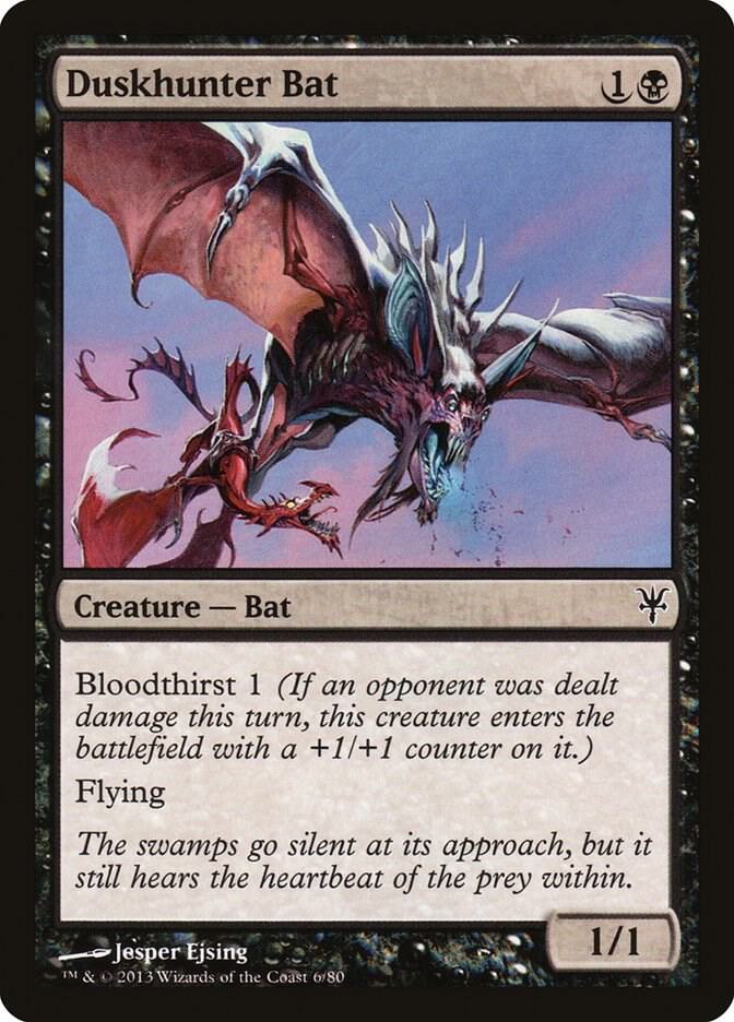 Duskhunter Bat 6 card from Duel Decks: Sorin vs. Tibalt