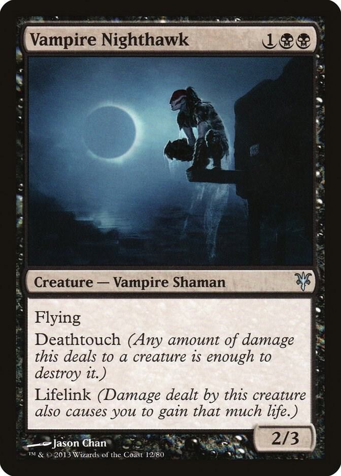 Vampire Nighthawk 12 card from Duel Decks: Sorin vs. Tibalt