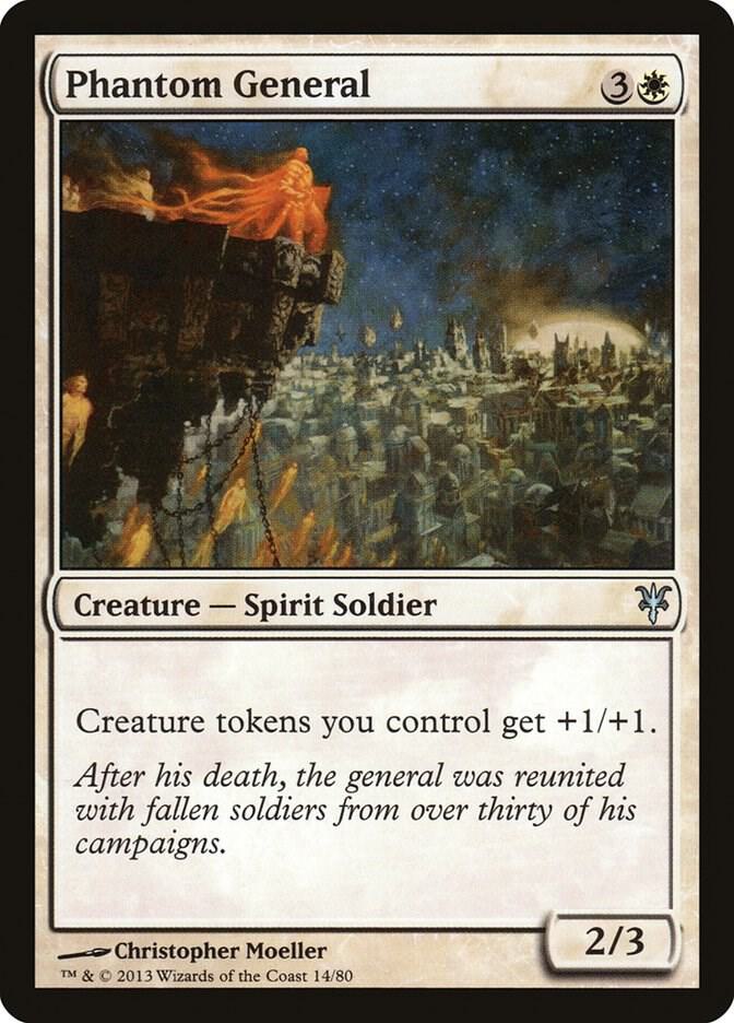 Phantom General 14 card from Duel Decks: Sorin vs. Tibalt
