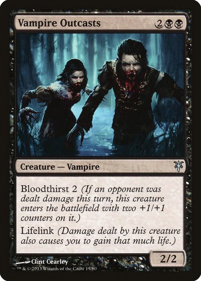 Vampire Outcasts 15 card from Duel Decks: Sorin vs. Tibalt