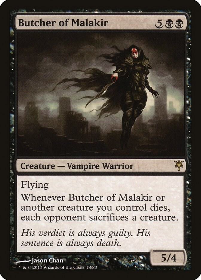 Butcher of Malakir 18 card from Duel Decks: Sorin vs. Tibalt