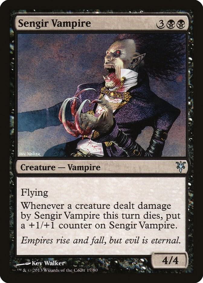 Sengir Vampire 17 card from Duel Decks: Sorin vs. Tibalt
