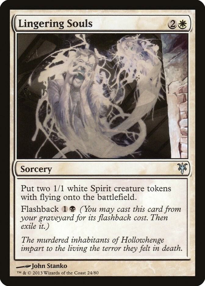 Lingering Souls 24 card from Duel Decks: Sorin vs. Tibalt